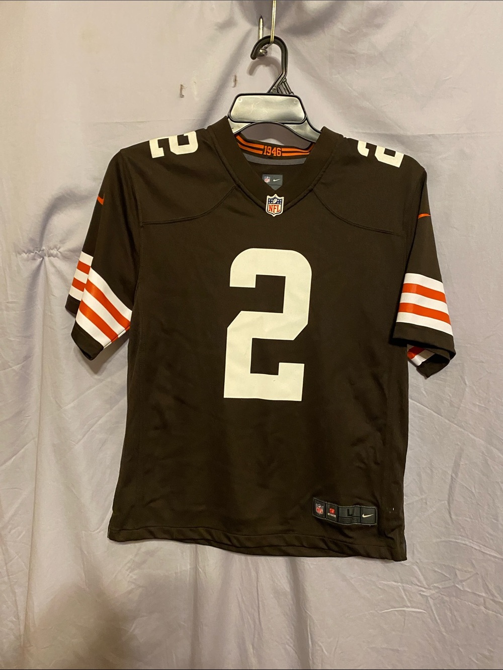 Nike NFL Cleveland Browns #2 Brown Jersey